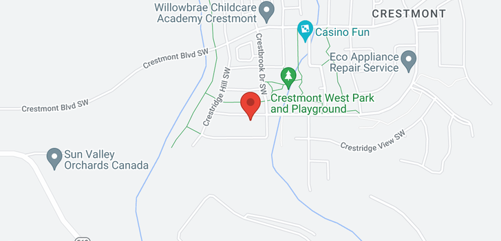 map of 278 CRESTMONT Drive SW